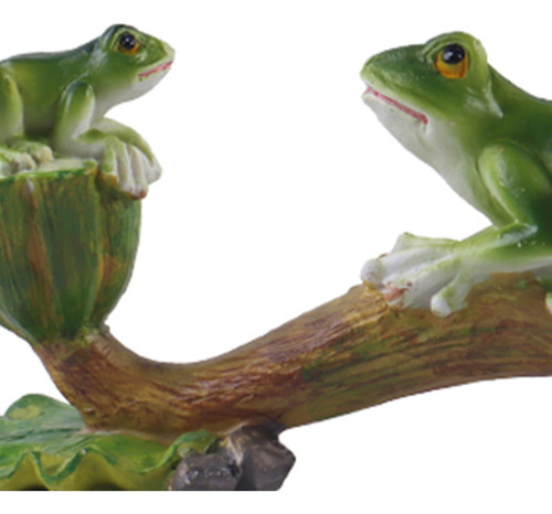 Estatua De Rana Para Jardín, Figura Decorativa, Maceta,