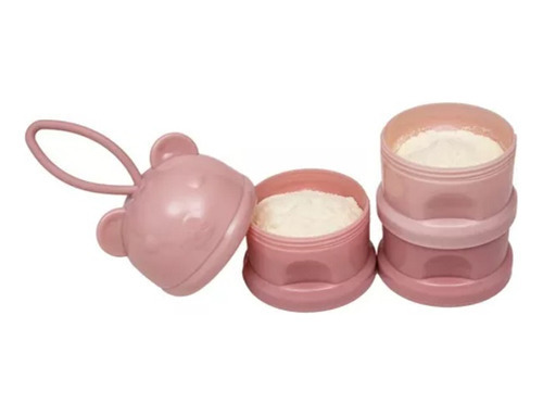 Potes Empilhaveis Porta Leite Em Po Lanches Frutas P/bebe