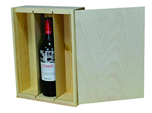 Caja Vinos 3 Botellas Pino De Oeste