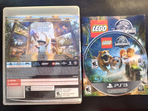 Lego Jurassic World Ps3 Playstation 3 Original Físico Buen E (Usado)