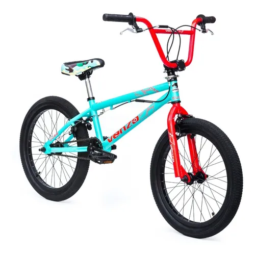 Disipación esconder Cliente Bicicleta Bmx Venzo Cube Niños ¡con Frenos Y Rotor! Celeste