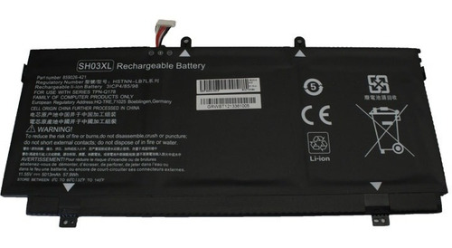 Bateria Compatible Con Hp Spectre X360 Convertible Pc 13
