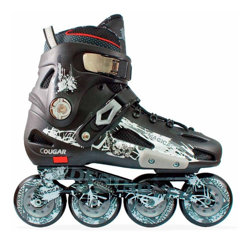 Patines En Línea Semiprofesionales Cougar Slalom Gris 507