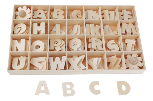 112 Unids Letras De De Suitable Para Collar Bandeja Natural