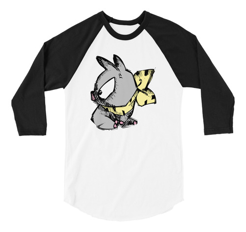 Playera Raglan 3/4 Ranma 1/2 P-chan