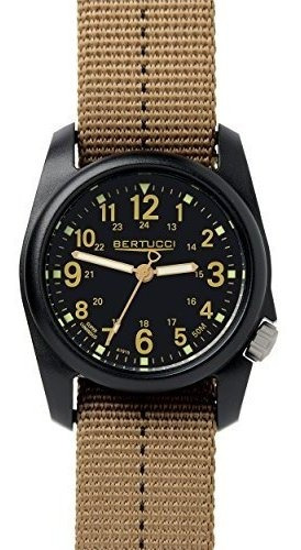 Reloj De Resina De Campo Bertucci Dx3, Correa De Nylon Con C