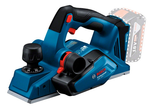 Cepillo 18v 82 Mm Bosch Gho 185-li Brushless Sin Batería Color Azul Marino