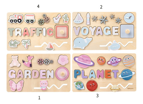 (2#mold)jigsaw Puzzle Toy Colorful Early Educational Toy Jig
