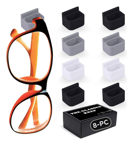 Gearu Glasses Keep - Paquete De 8 Soportes Para Lentes Y Sop