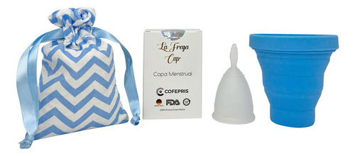 Copa Menstrual Certificada Lf2 Silicona Grado Medico Color Blanco Talla Chica
