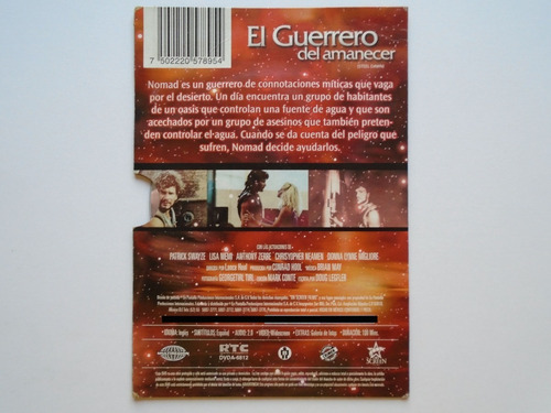 El Guerrero Del Amanecer Dvd On Screen (Usado)