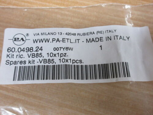 Pa 60.0498.24 Spares Kit 60049824 Yyj