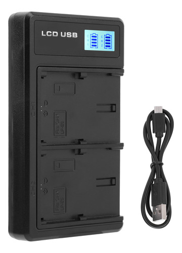 Batería Para Cámara E6 Portátil Lpe6 Usb Con Pantalla Lcd Du