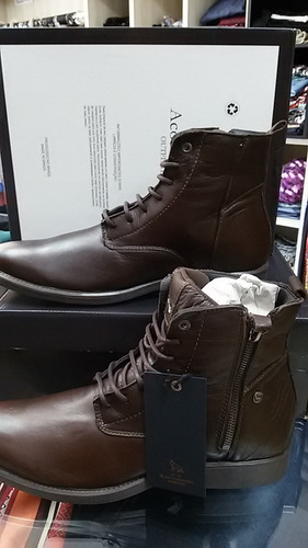 Coturno 44 Masculino De Couro Acostamento Original-macio | Mercado Livre