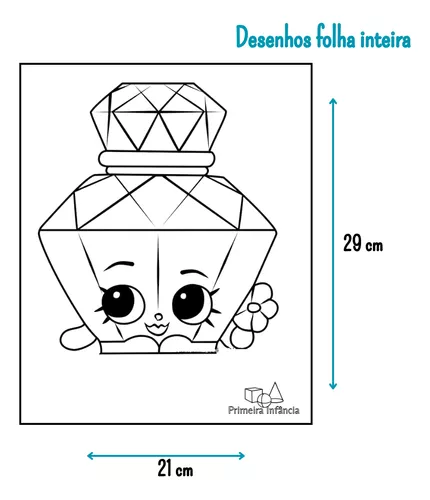 Kit 50 Desenhos Grande P/ Colorir Primeira Infância Infantil - Infinity  Brinquedos - Kit de Colorir - Magazine Luiza