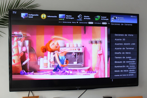 Smart Tv Sharp Aquos Lc-70le657u Lcd Full Hd 70 3d (Usado)