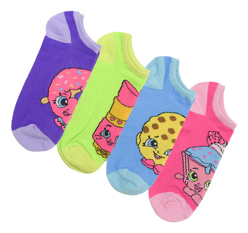 12 Pares De Calcetines Invisibles Para Niña Suaves Y Cómodos