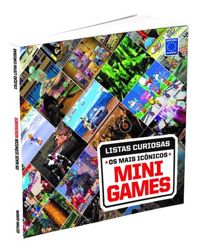 Coleção Listas Curiosas - Os Mais Icônicos Mini Games, de Editora Europa. Editorial Editora Europa Ltda., capa mole em português, 2021