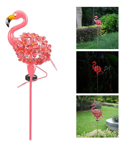 Luz Solar Flamingo Jardín Liquidación Camino Blanco Cálido