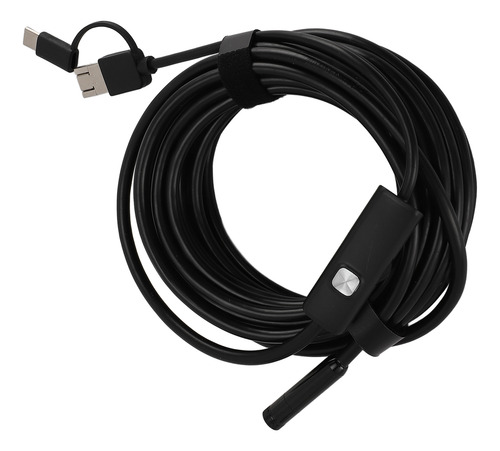 Cámara Endoscope Snake Usb C Ajustable Led 8 Mm 1200p