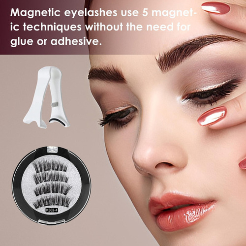 Para Z0hz Kit De Pestañas Y Delineador De Ojos Magnético