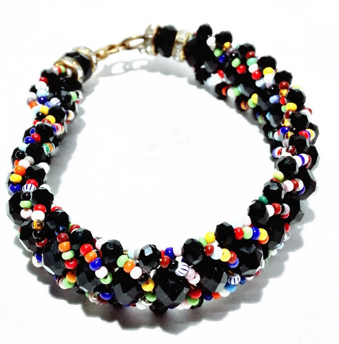 Imagen 1 de 7 de Pulsera Siete Potencias Africanas En Cristales
