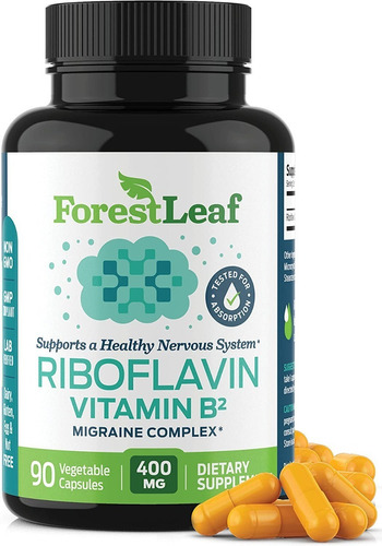 Suplemento en cápsula Forest Leaf  Premium Riboflavin riboflavina