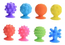 Comprar 8 Piezas De Juguetes Sensoriales Con Ventosa De Silicona