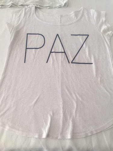 Lote De Remeras Mujer 47 Street Y Paz Talle Large Usadas