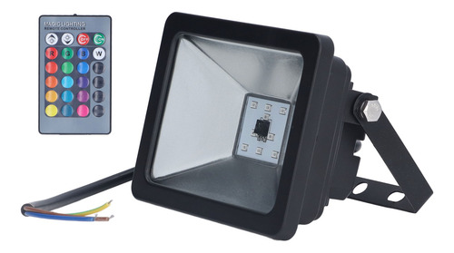 Rgb Flood 10w Ip65 A Prueba De Agua Que Cambia De Color Para