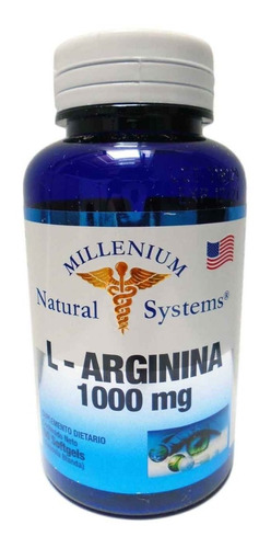 L Arginina 1000 Mg 60 Capsulas - Unidad a $850