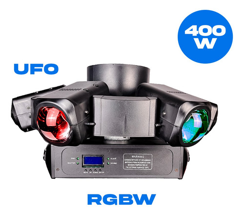Efecto Led Rgb Giratorio 10w Smr Pro Ufo Big Dmx Dj Antro