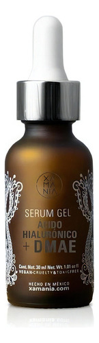 Serum Gel Ácido Hialuronico & Dmae 30ml Xamania Vegan Tipo de piel +30 años