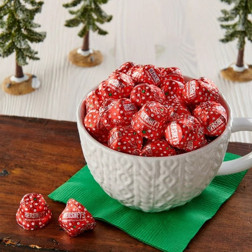 Chocolates Kisses De Campanas Sabor Peppermint Bark