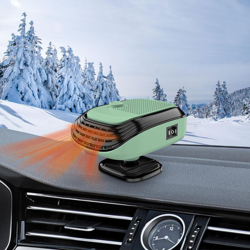 Ventilador Calentador De Coche 2 En 1, 24v Verde