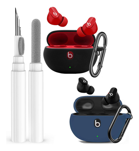 2pcs Funda Protectora Silicona Para Beats Studio Buds/buds+