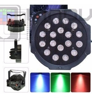 Luz Led Lampara De Escenario Dj Profesional Rgb 54w Par Led