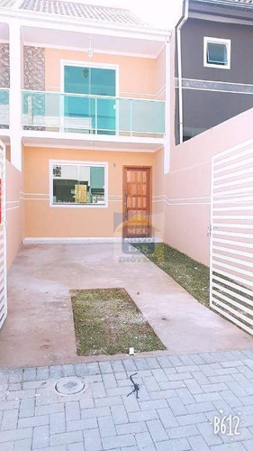 Sobrado Com 2 Dormitórios À Venda, 68 M² Por R$ 220.000,00 - Cidade Industrial - Curitiba/pr - So0343
