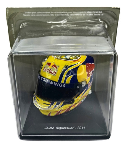 Casco Formula 1 Jaime Alguersuari Toro Rosso 2011 Spark 1:5