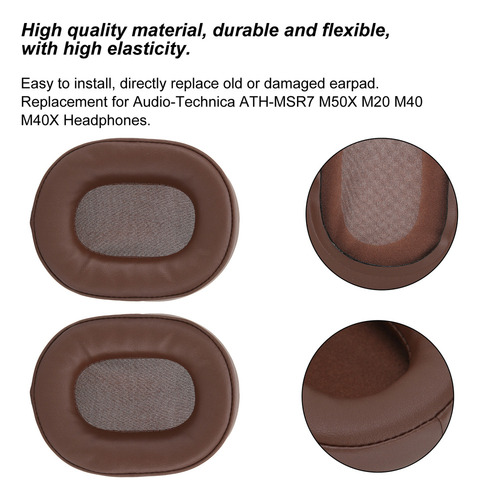 A Almohadillas De Repuesto Para Audiotechnica Athmsr7 M50x