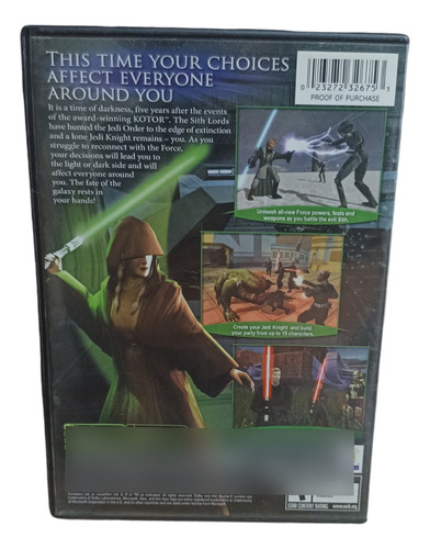 Star Wars Knights Of The Old Republic Ii Xbox Clásico (Usado)