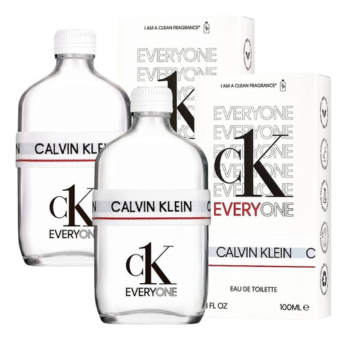 Paquete Ck Everyone Calvin Klein 100ml Unisex Original 2pzas