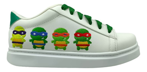 Tenis Diseño Tortugas Ninja Para Niño Hombre Juvenil