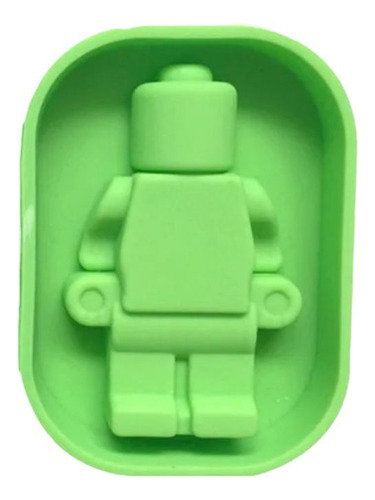 Forma De Silicone Boneco Bloco De Montar Robô