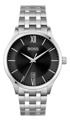 Reloj Para Hombre Hugo Boss Elite 1513896 Plateado