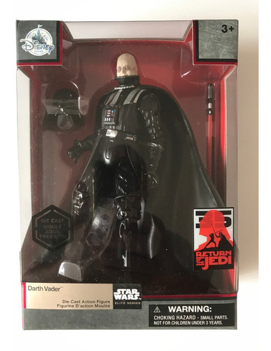 Darth Vader Unmasked Die Cast Metal Disney Star Wars Elite (Usado)