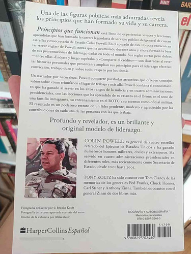 Principios Que Funcionan En La Vida Y El Liderazgo Colin Po (Reacondicionado)