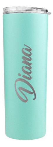 Termo 2drink Personalizado 20oz Tipo Skiny Incluye Tapa