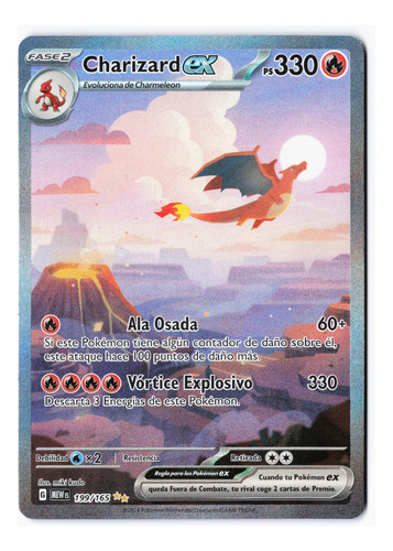 Charizard Ex 199/165 Español Pokemon 151 - Pokemon Tcg