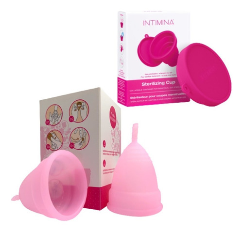 Combo De Copa Menstrual Y Vaso Esterilizador 